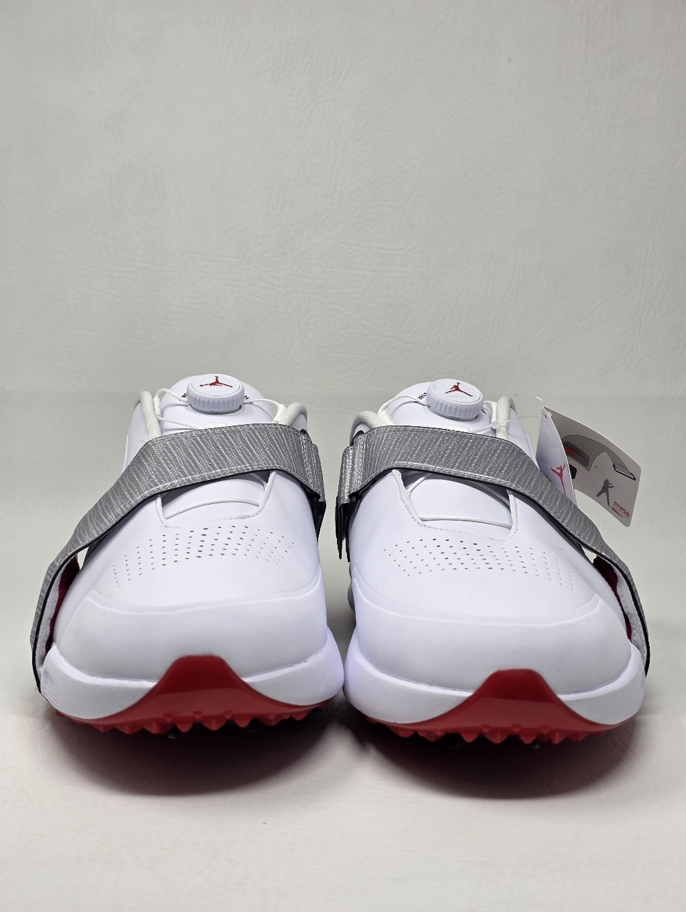 Nike Air Jordan Rev Golf White Black Metallic Silver FV6338-100 Mens Size 15 New - Picture 8 of 13